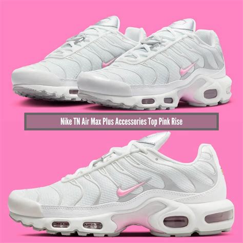 Nike tns white and pink